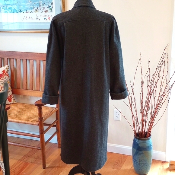 Just Reduced!Vintage Jofeld Full Length Ladies Wool Blend Coat Size:12 , Grey - Picture 13 of 17